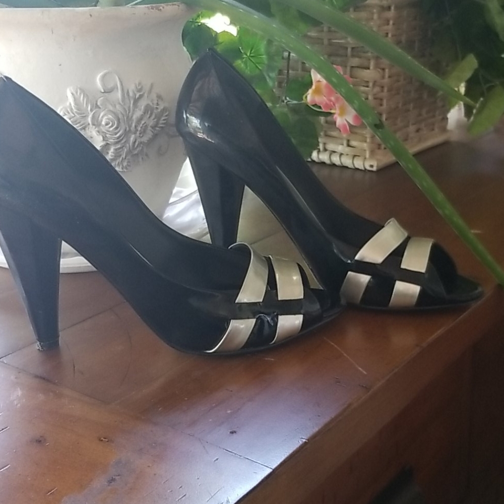 Open toe heels